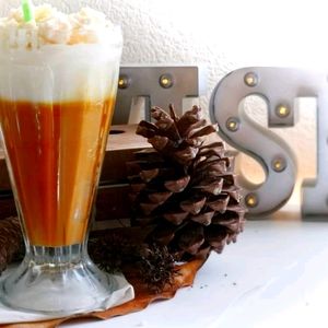 Handmade (by me) milkshake candle